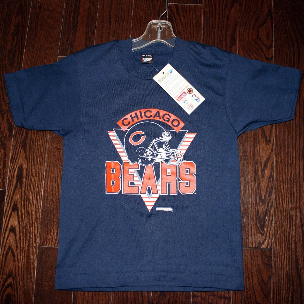 3/$55❤️vintage 1984 CHICAGO BEARS Screen Stars Best single stitch kids t-shirt
